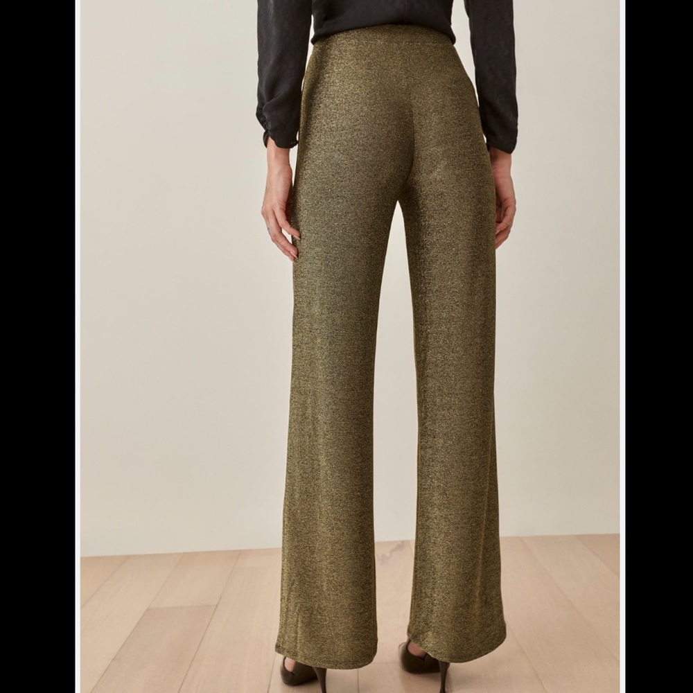 Reformation Pico Pant in Gold Size Small - Picture 9 of 16